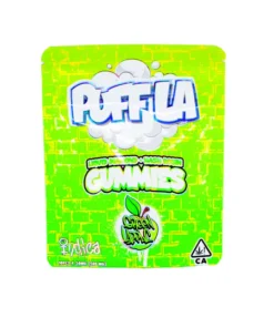 Puff la liquid diamond gummies Green Apple - 500mg