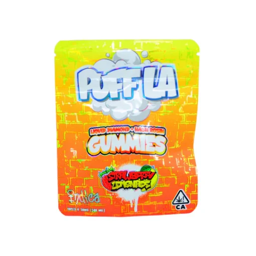 Puff LA Liquid Diamond Gummies Strawberry Lemonade - 500mg