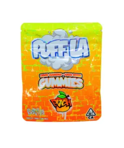 Puff la liquid diamond gummies Peach - 500mg