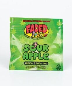 Faded Fruits Sour Apple-500mg